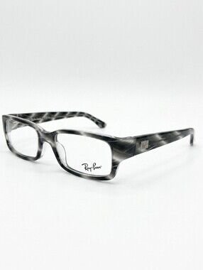 Ray Ban Eyeglasses RB 5088 2440 50 Size 55mm Optical Frame Multi Striped Grey